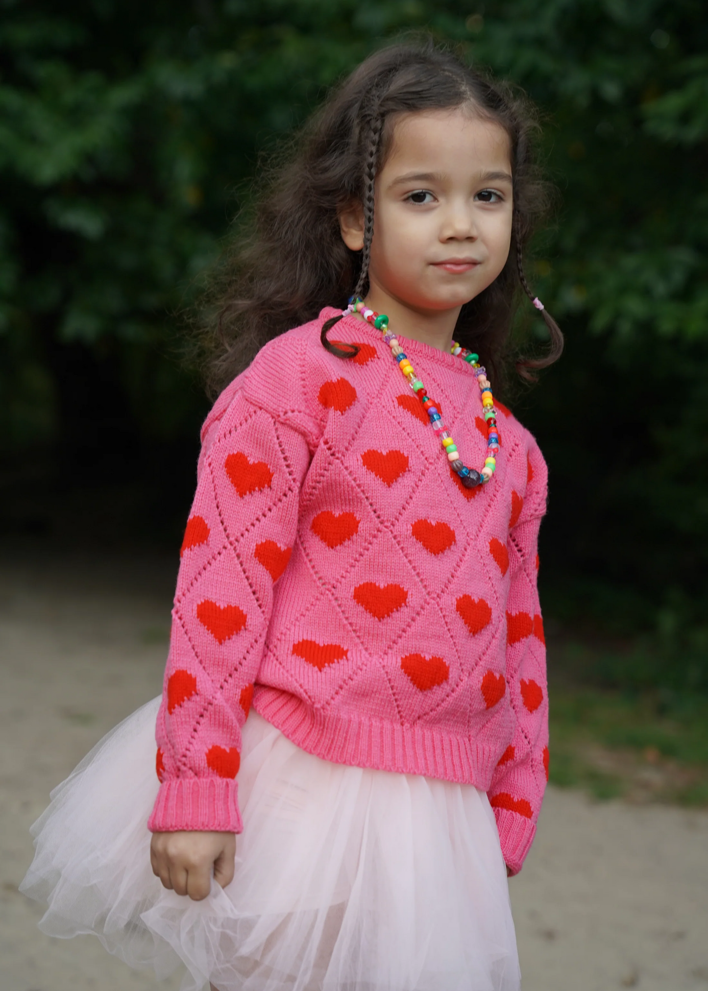 Kids love sweater, pink