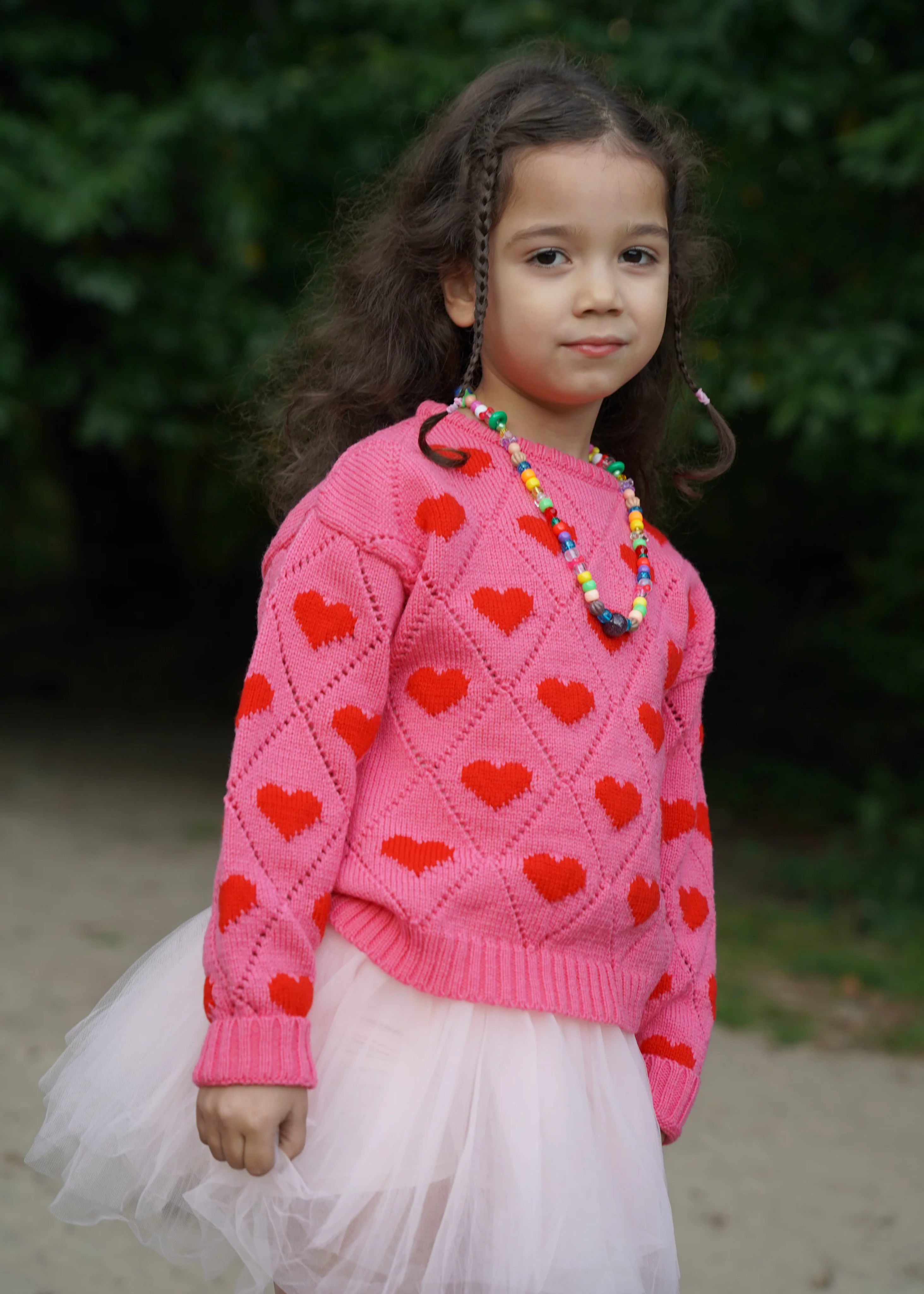 Kids love sweater, pink