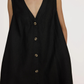 V-neck mini dress