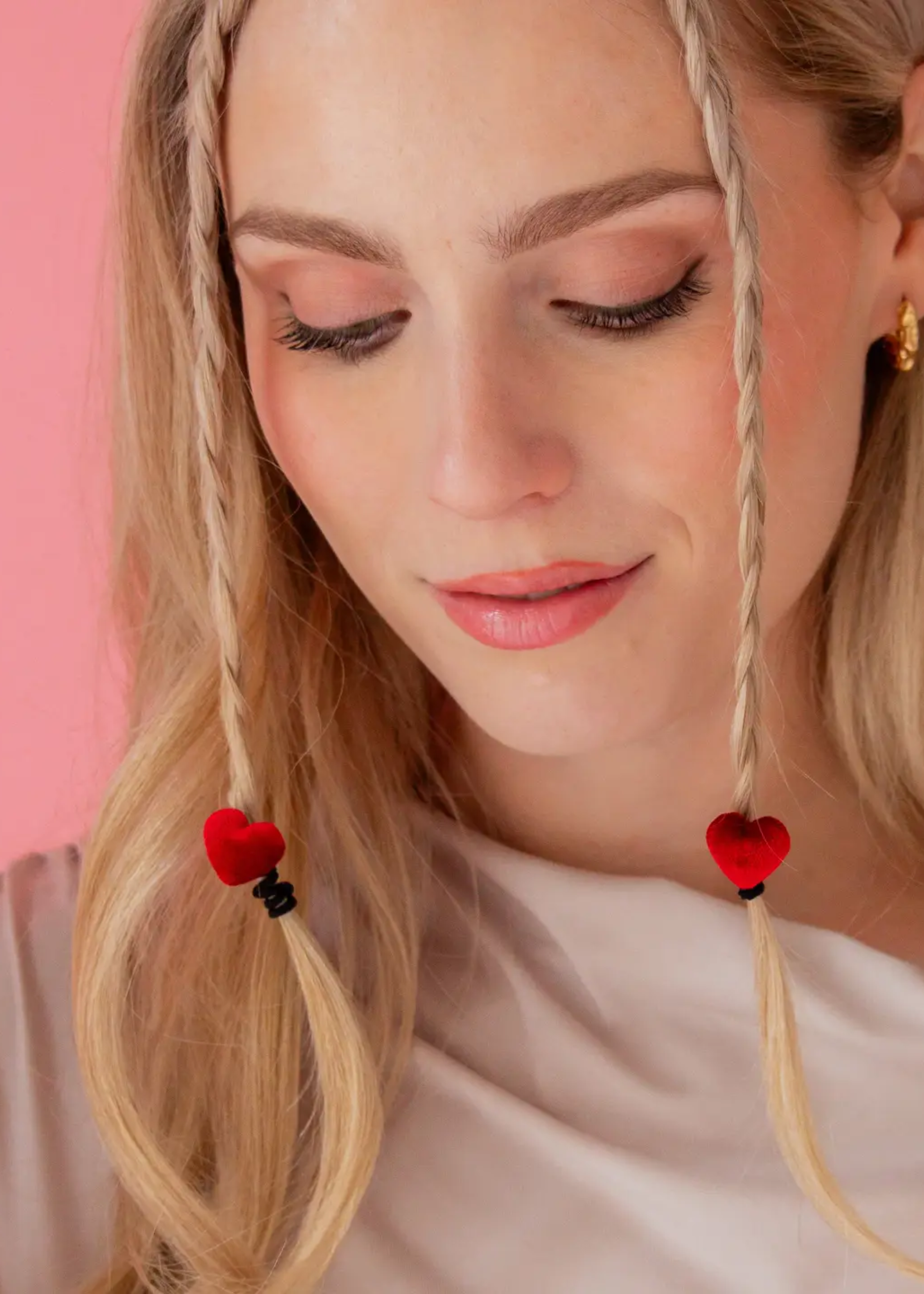 Mini heart ponytail pack