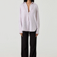 Ravenna shirt, burgundy stripe