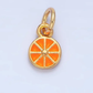 Orange fruit charm