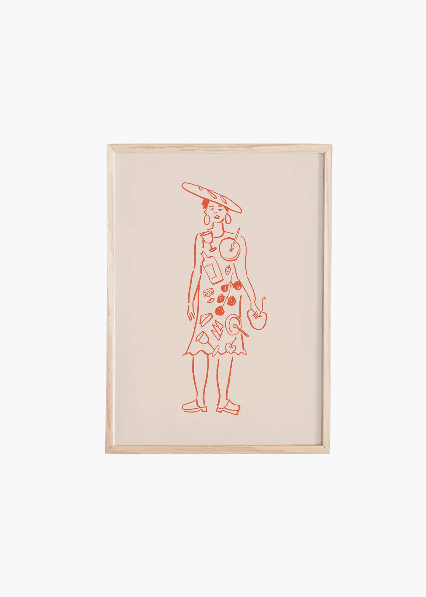 Miss dinner party mini print