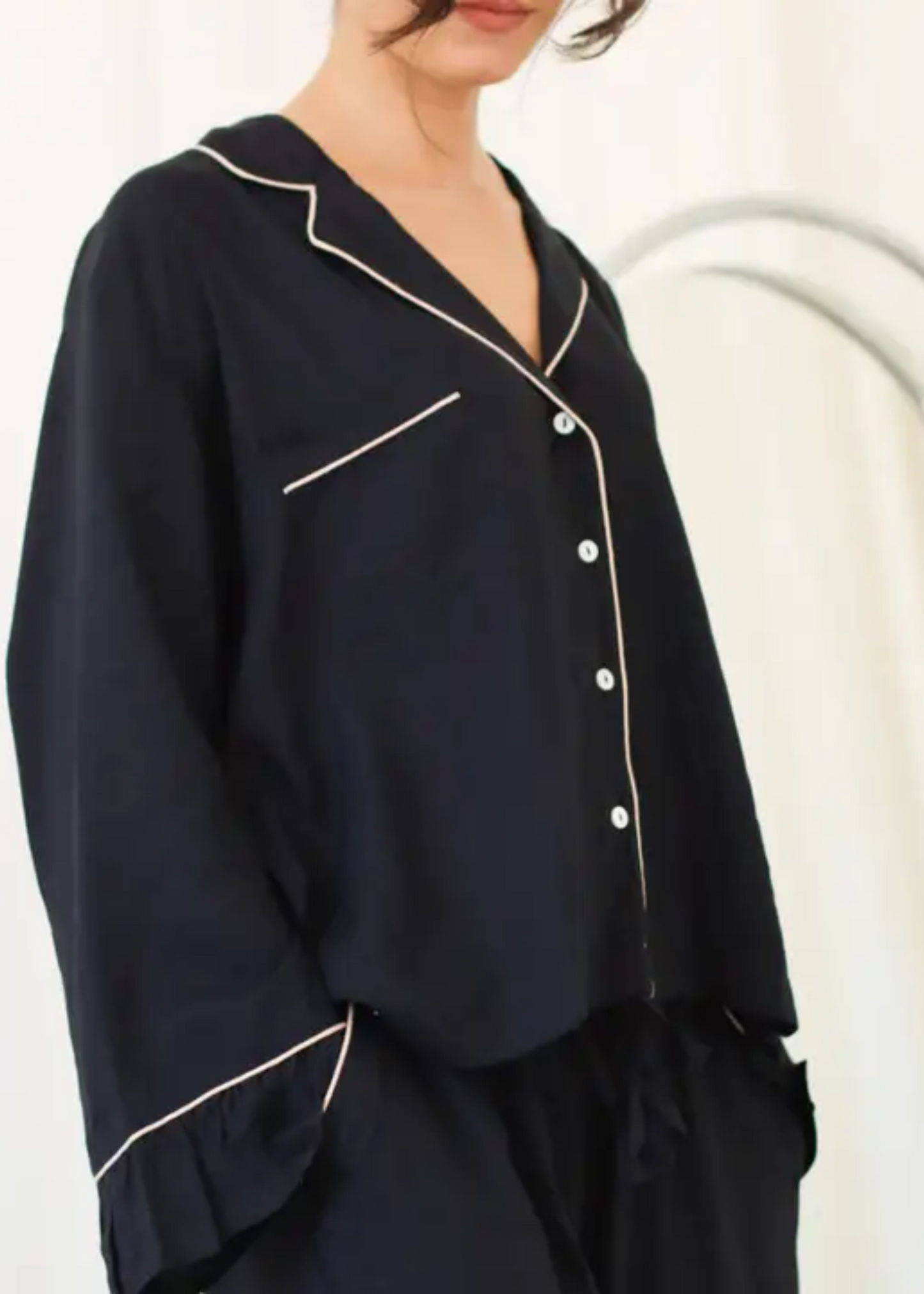 Day naps pajama set, black