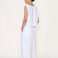Boyfriend pant, white linen