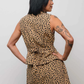 Shell skort, leopard