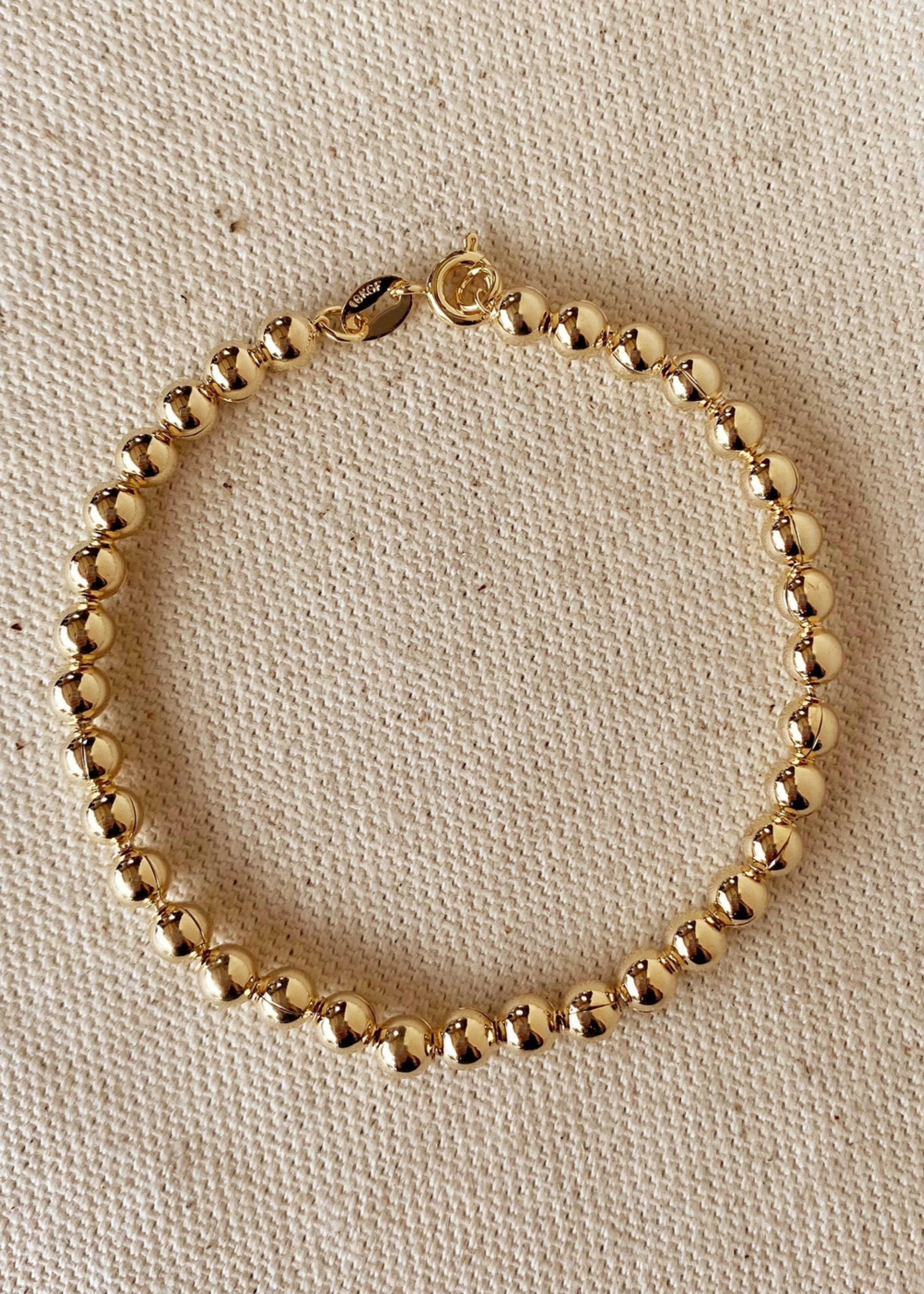 Beaded bracelet, 4.5mm