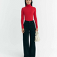 Noe cashmere top, red