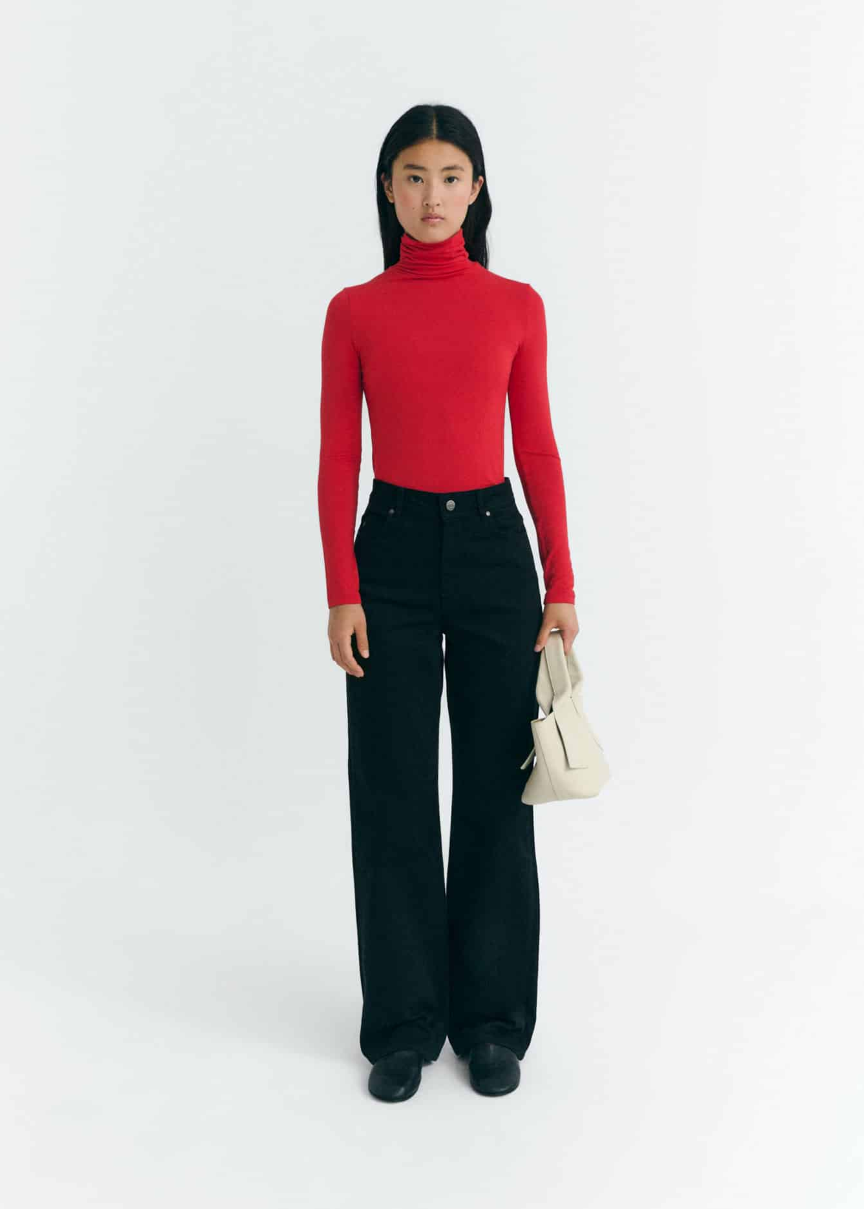 Noe cashmere top, red