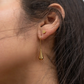 Drop earrings, gold