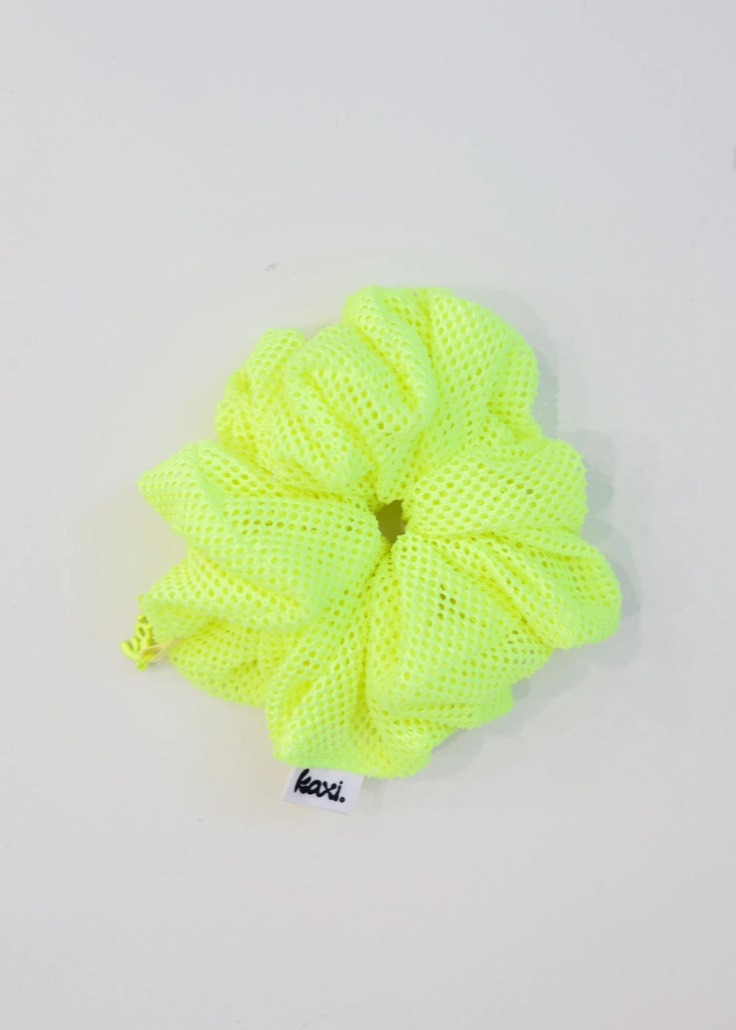 Oversized mesh scrunchie, neon