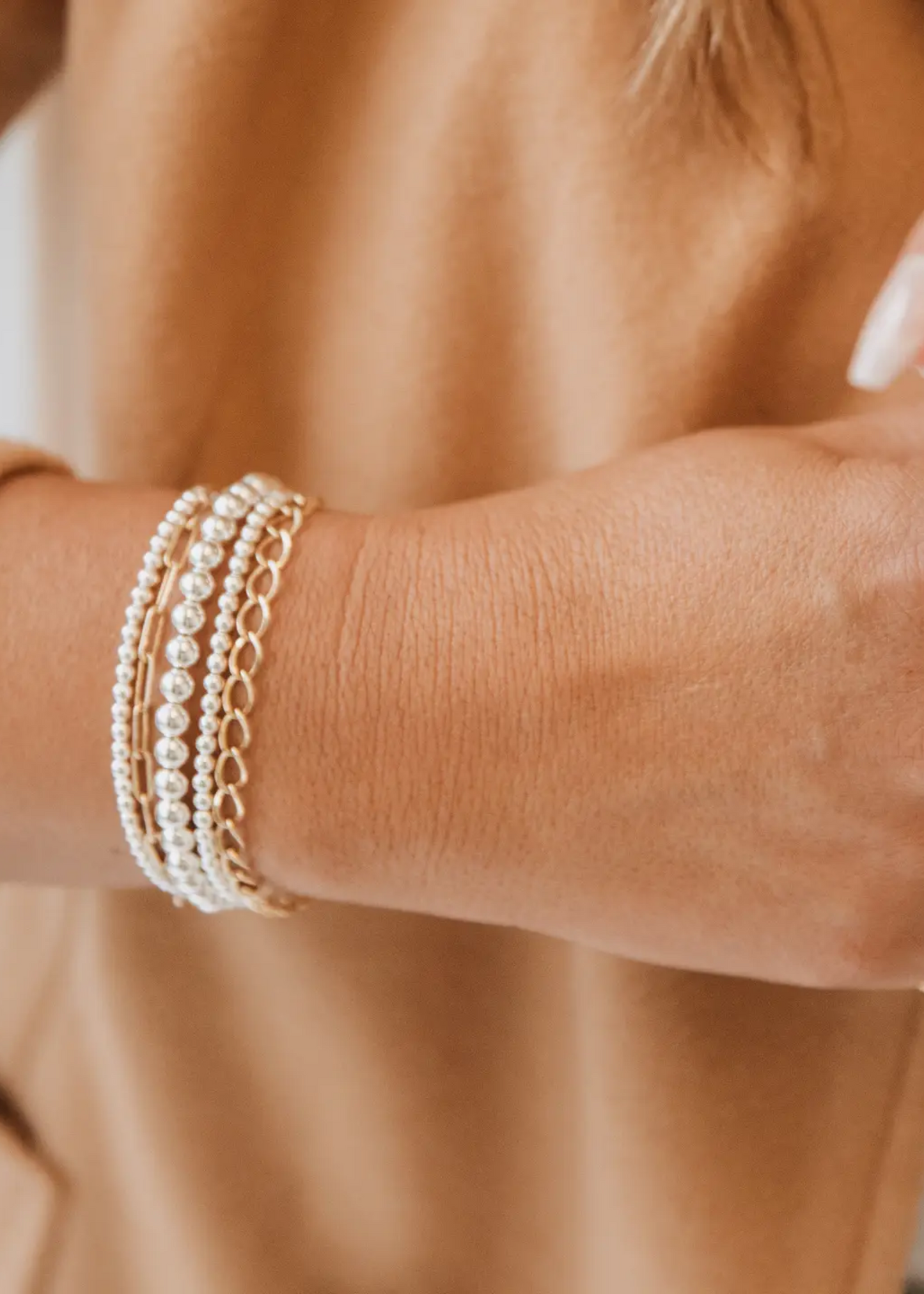 Luxe beaded bracelet