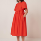 Maquette dress, red