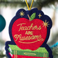 Awesome teachers ornament