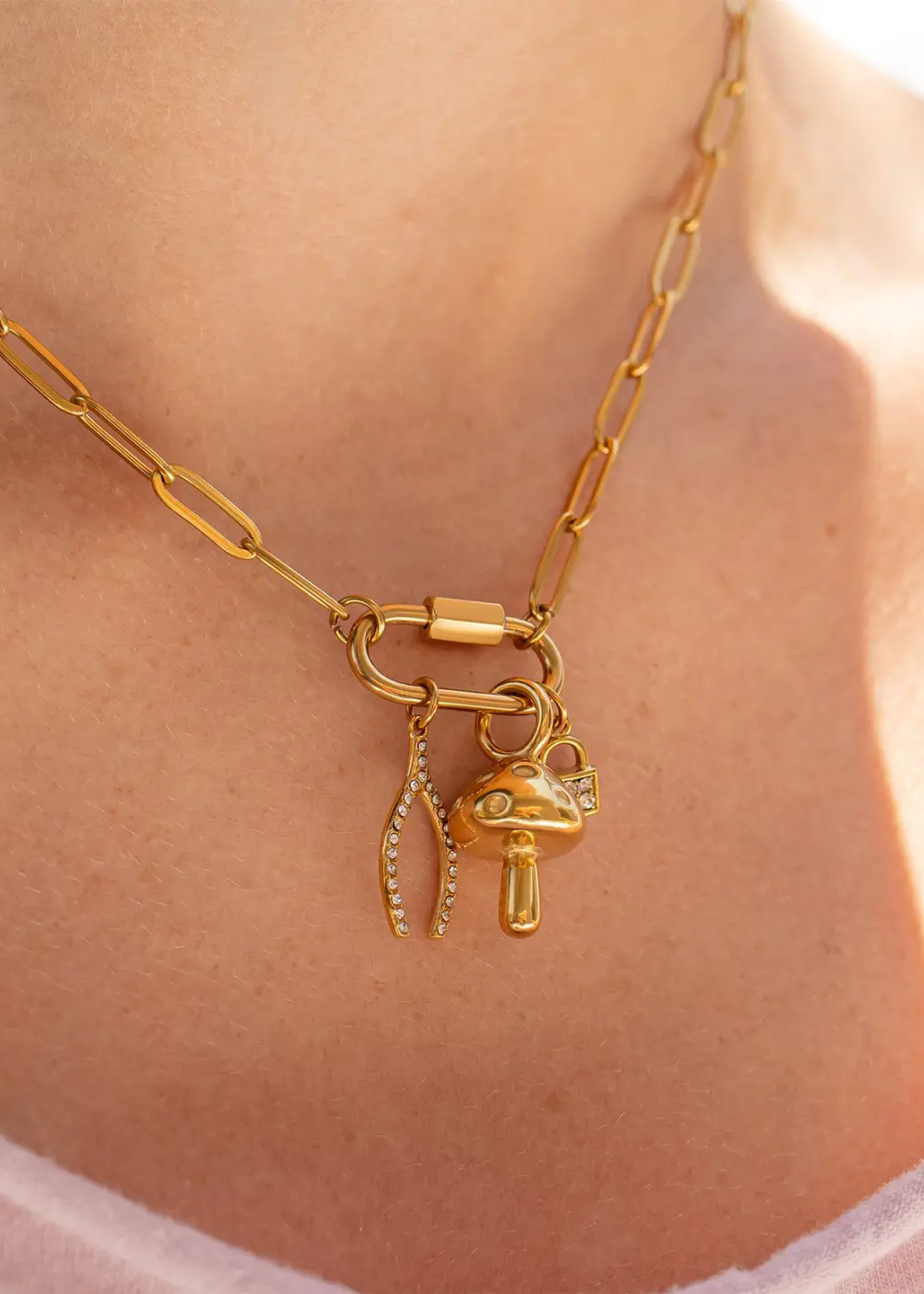 Mushroom charm