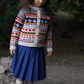 Kids bee garden cardigan