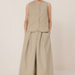 Axis vest, double pinstripe