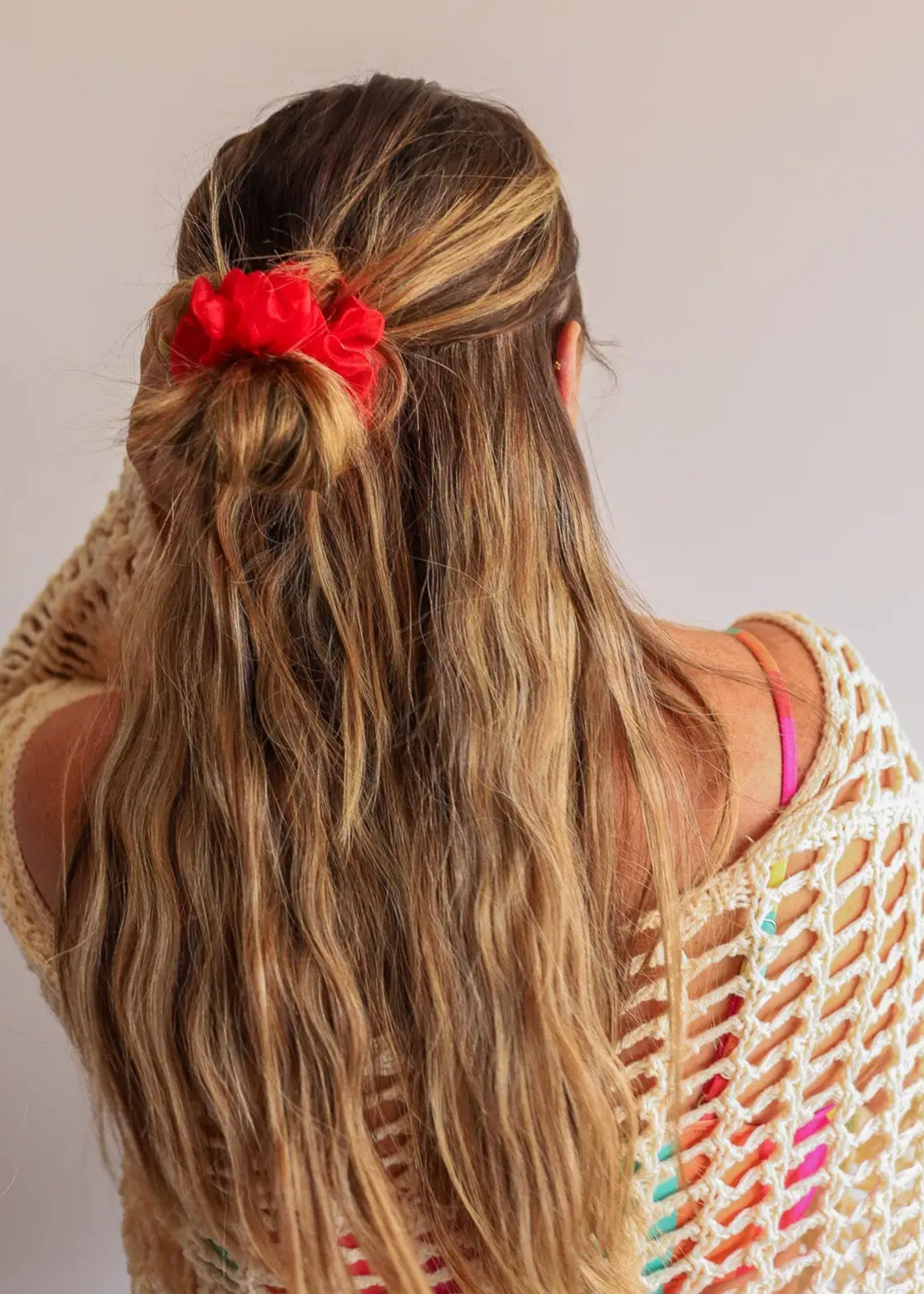 Midi scrunchie, pink