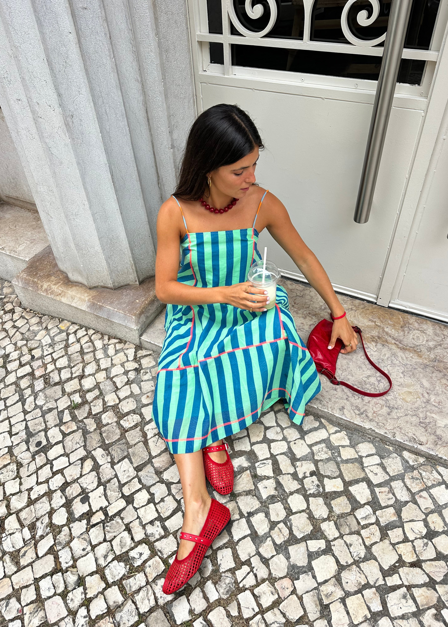 Sami dress, capri green