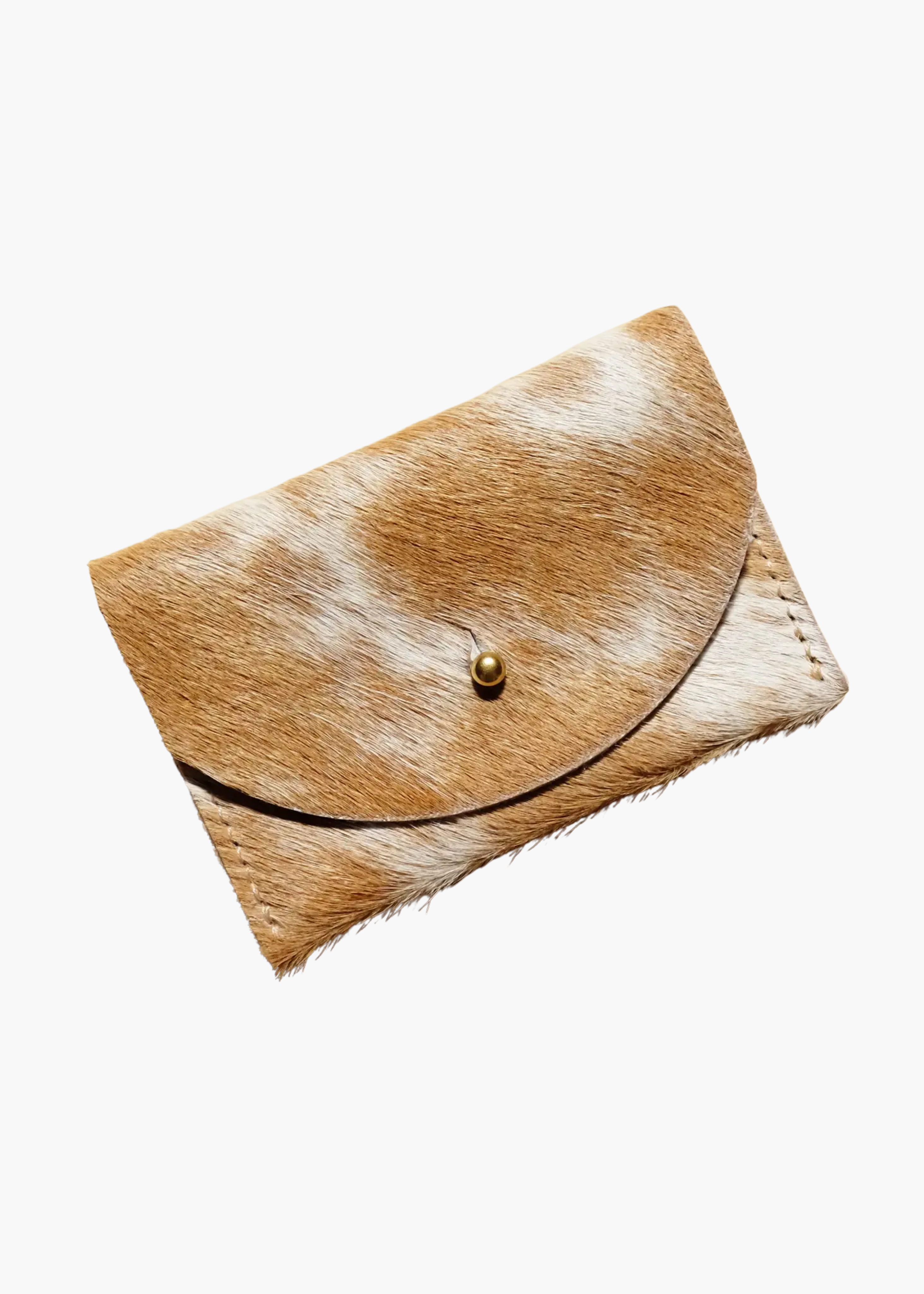 Cardholder, caramel speckled