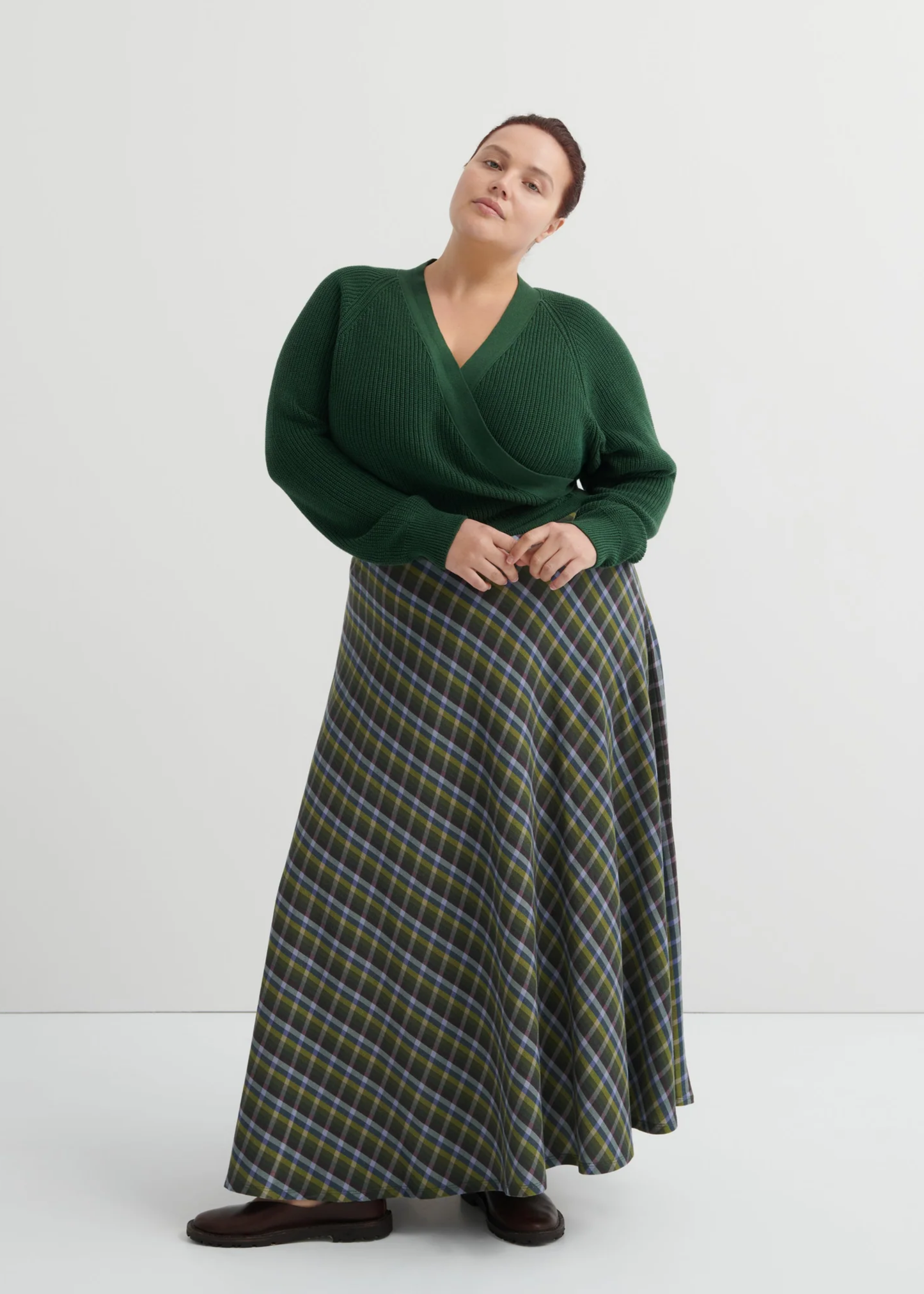 Composure cardigan, green