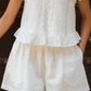 Olivia shorts, white