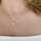 Mini crescent moon charm