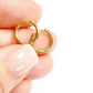 Soleil huggie hoops