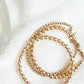 Shield evil eye stretch bracelet