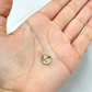 Airplane & Earth globe charm