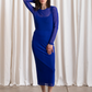 Mesh ls top, cobalt