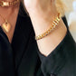 Chunky cuban link bracelet, 7mm