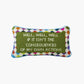 Well well well needlepoint pillow