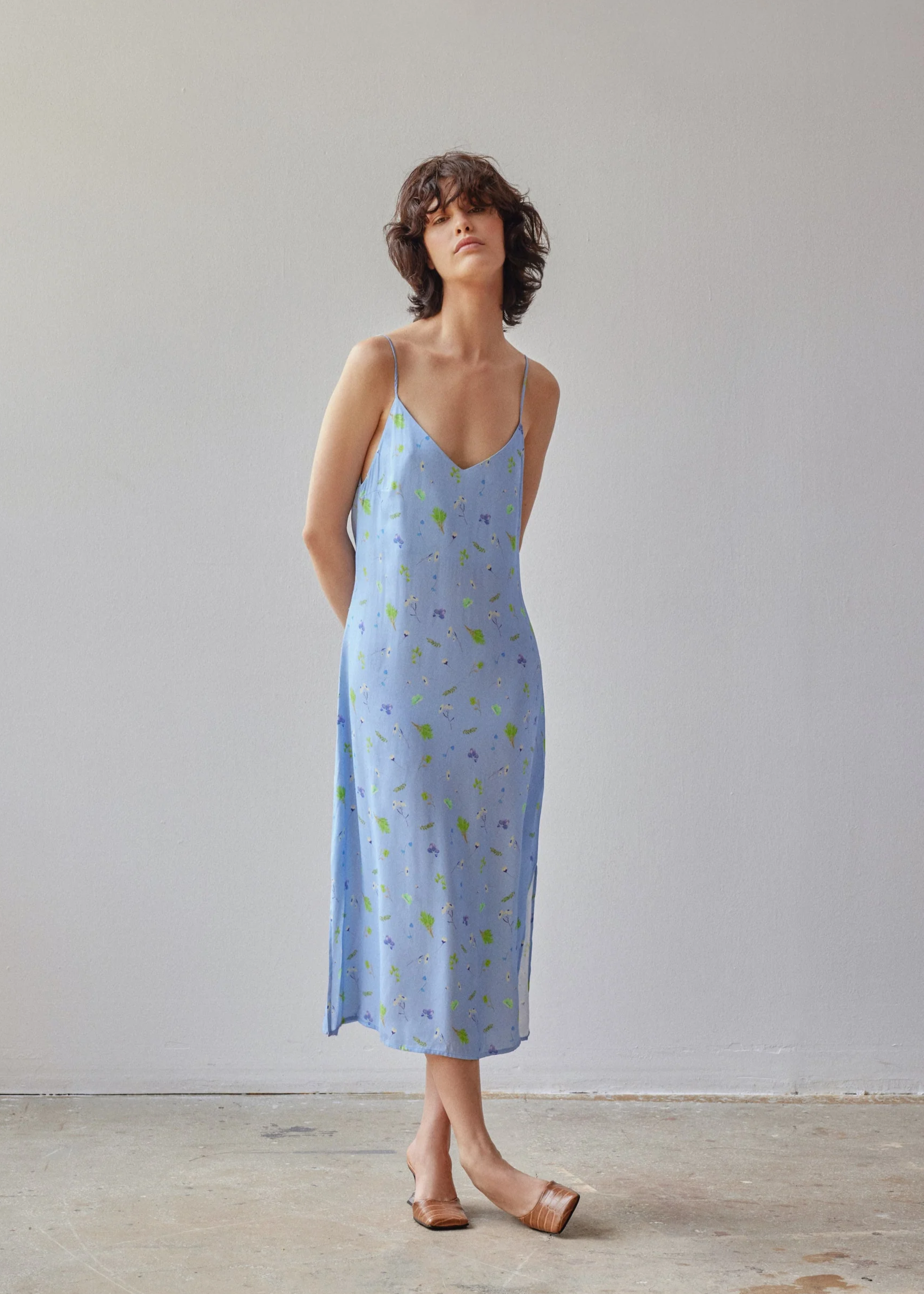Lisbon dress, blue