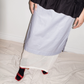 Cruz skirt, blue stripe