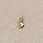Mini crescent moon charm