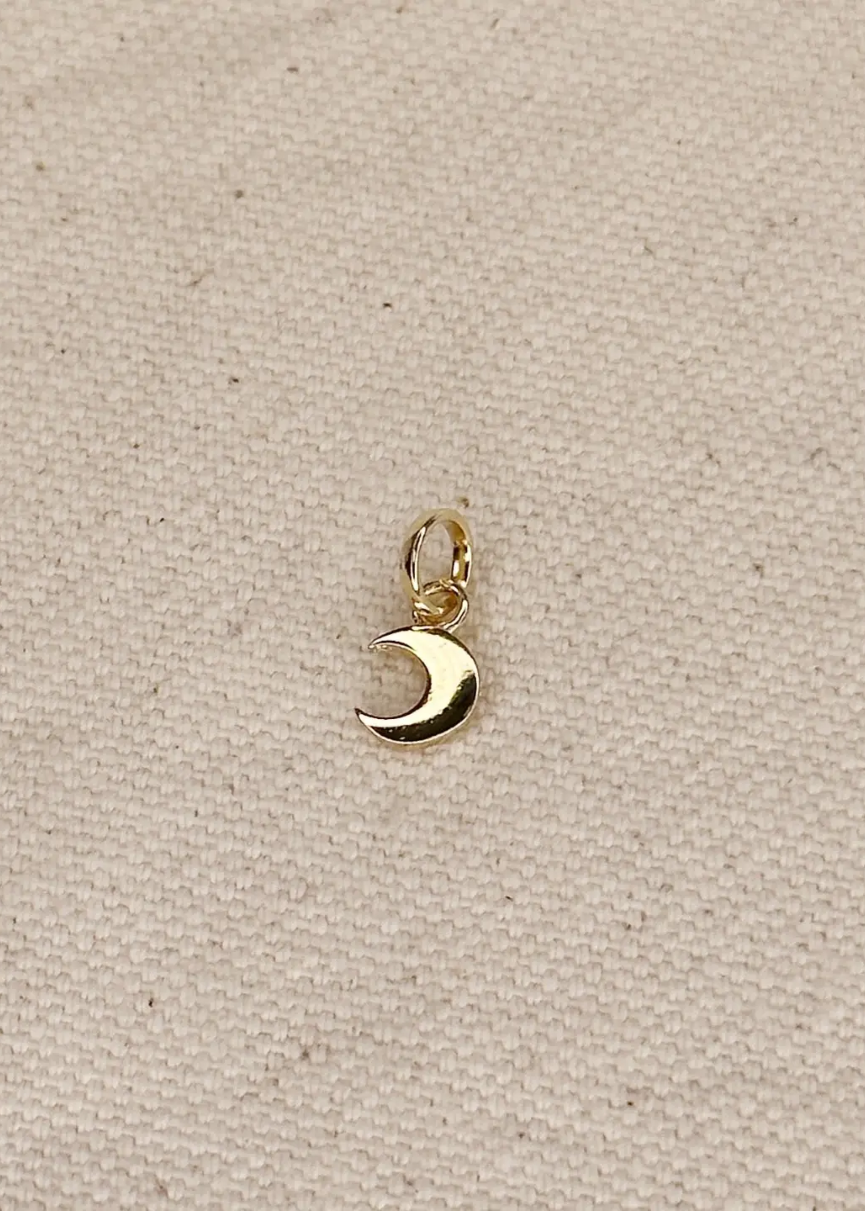 Mini crescent moon charm