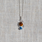 Tiger's eye pendant necklace