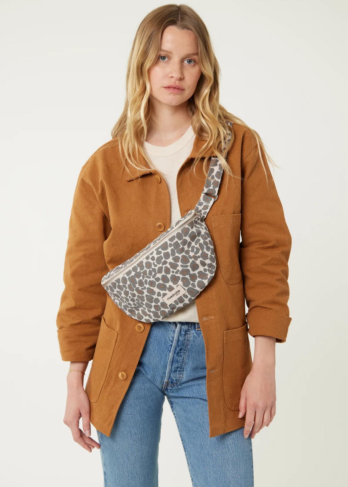 Custine bag, leopard grey