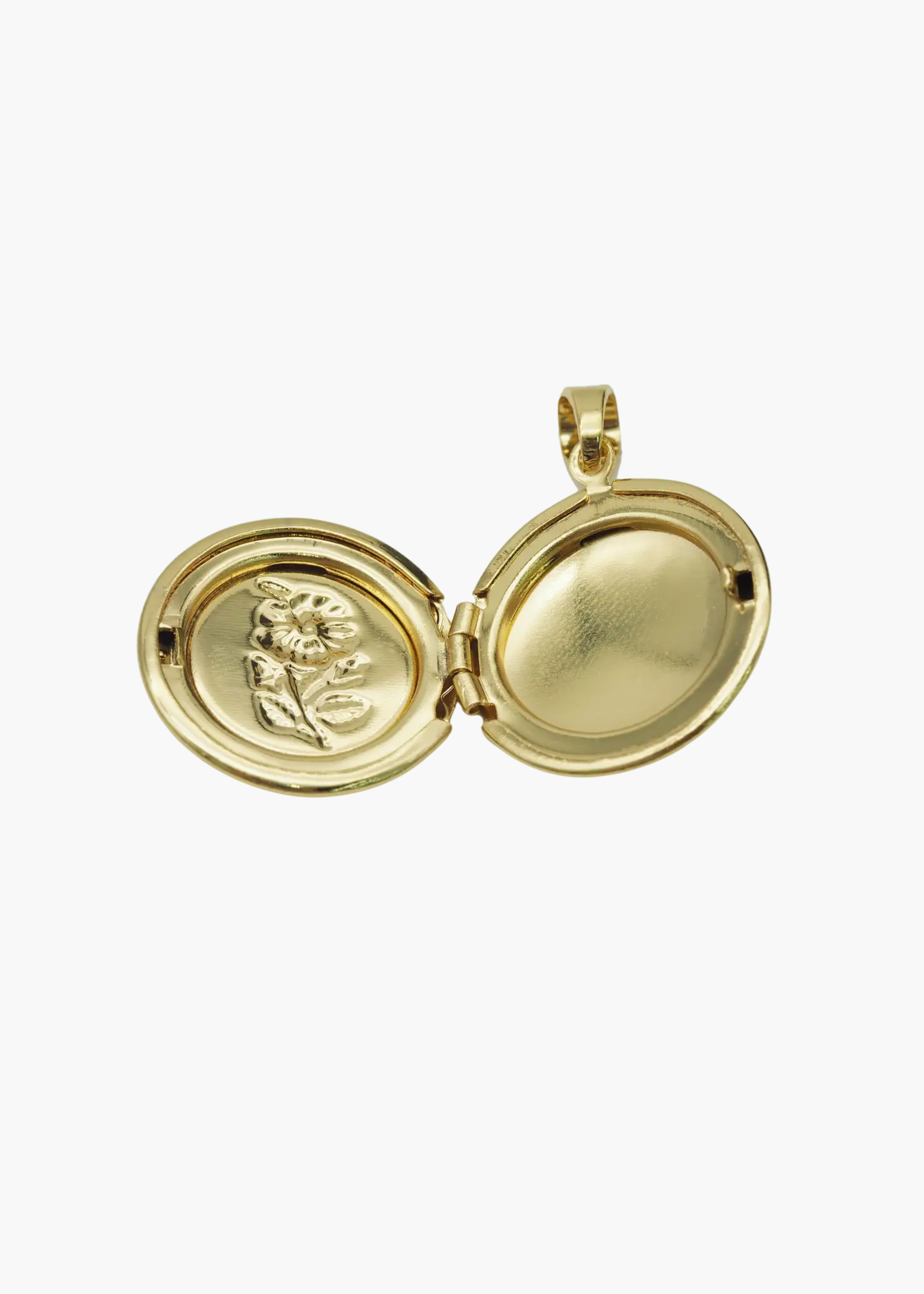 Lockets rose flower pendant
