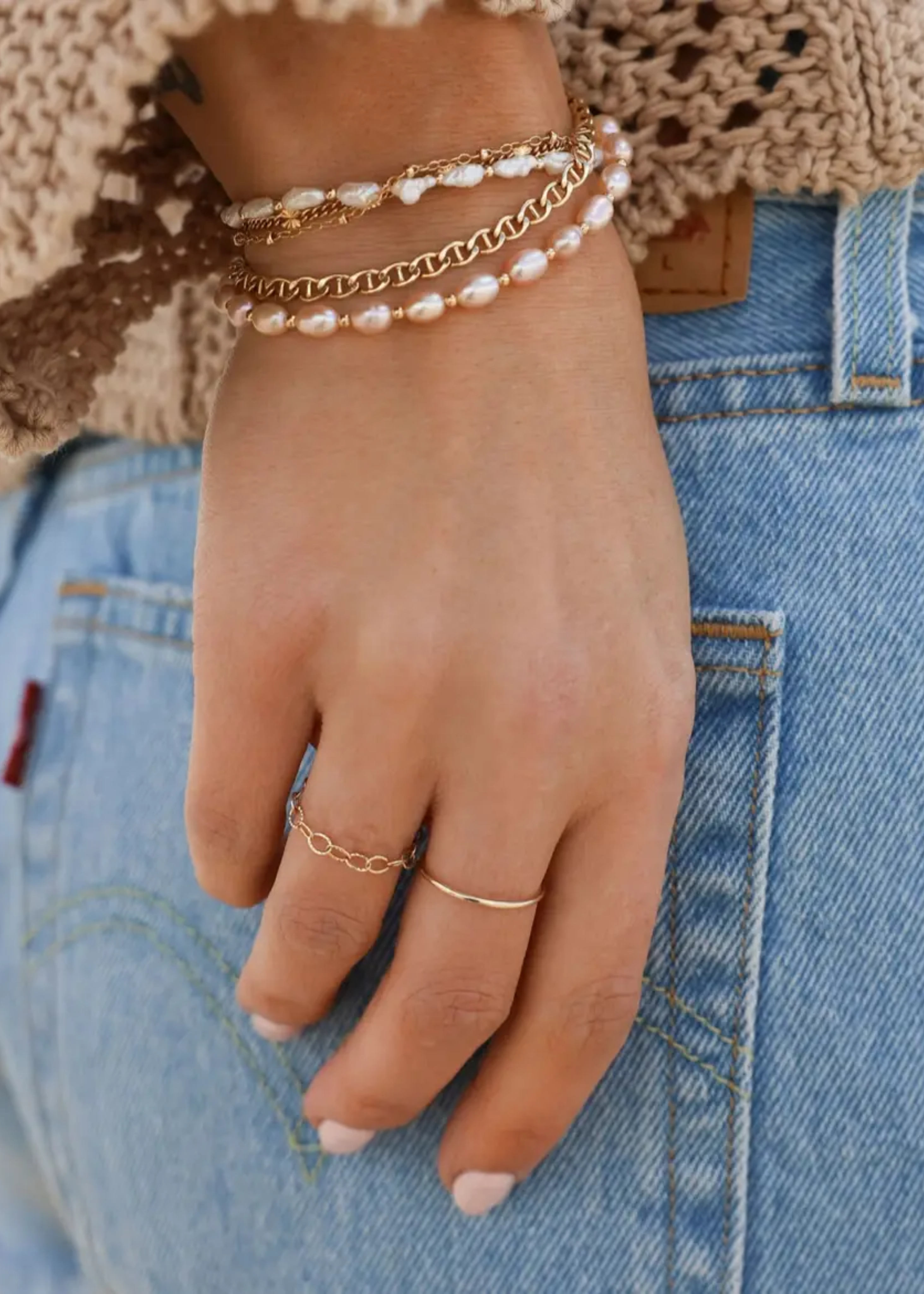 Stone harbor beaded bracelet