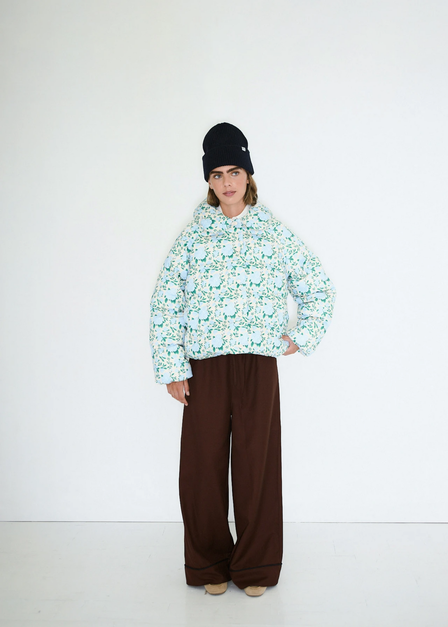 Small roses print jacket