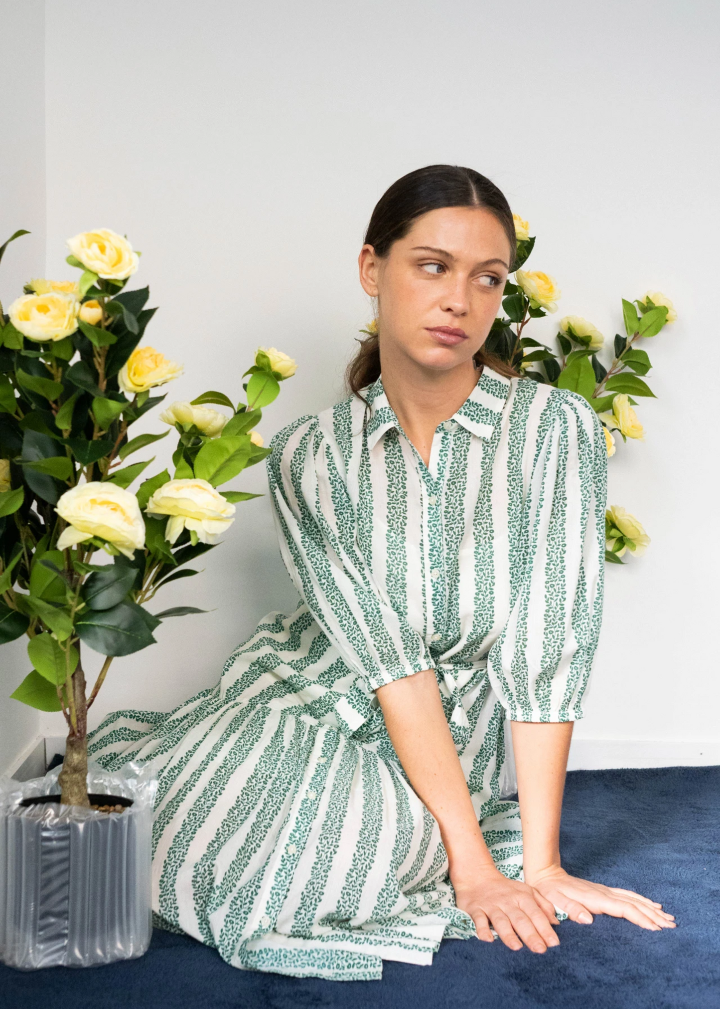 Flowers long dress