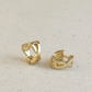 X clicker hoop earrings
