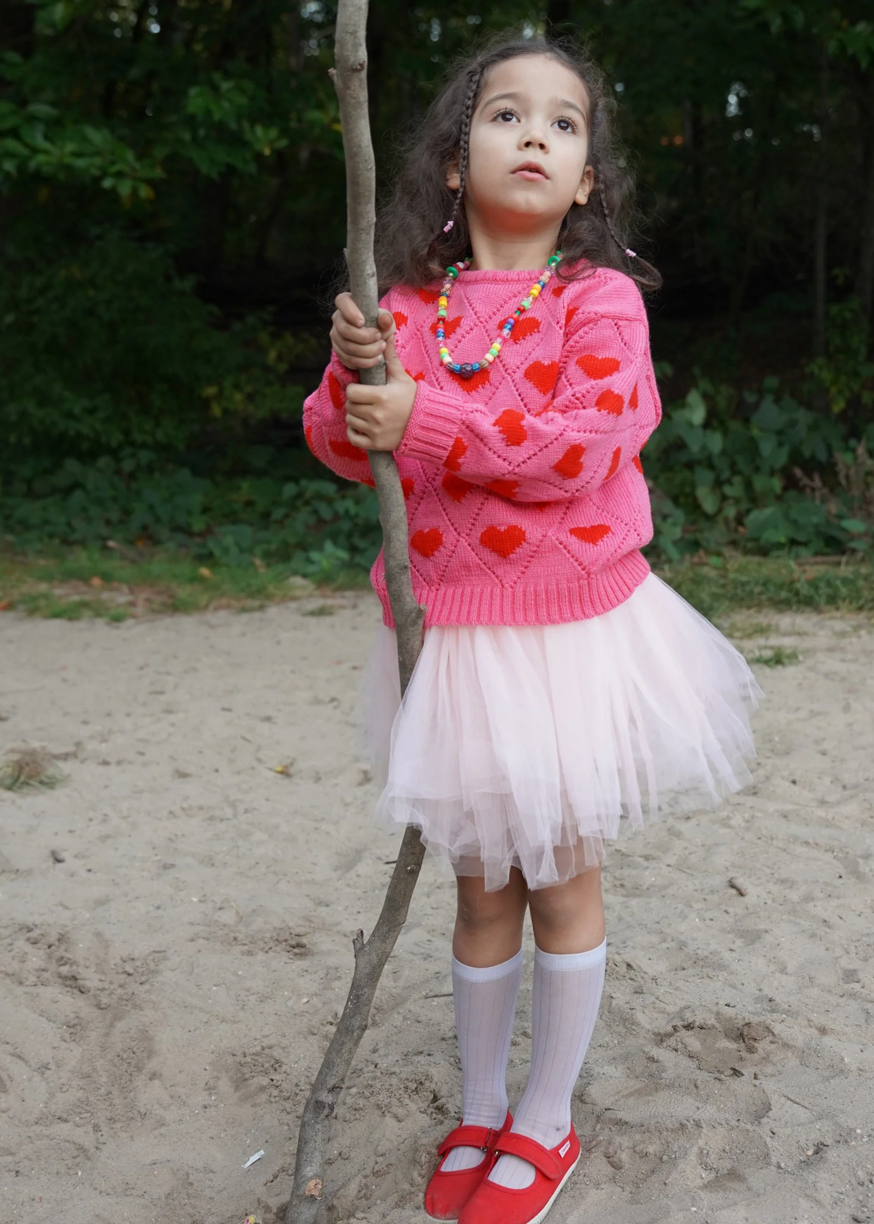 Kids love sweater, pink