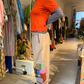 Collage pants, sand patch