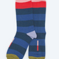 Fillmore blue striped crew socks