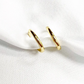 Soleil huggie hoops