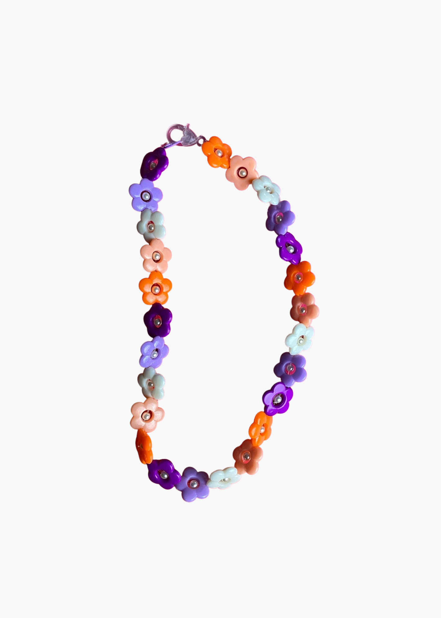 Sunset flower necklace