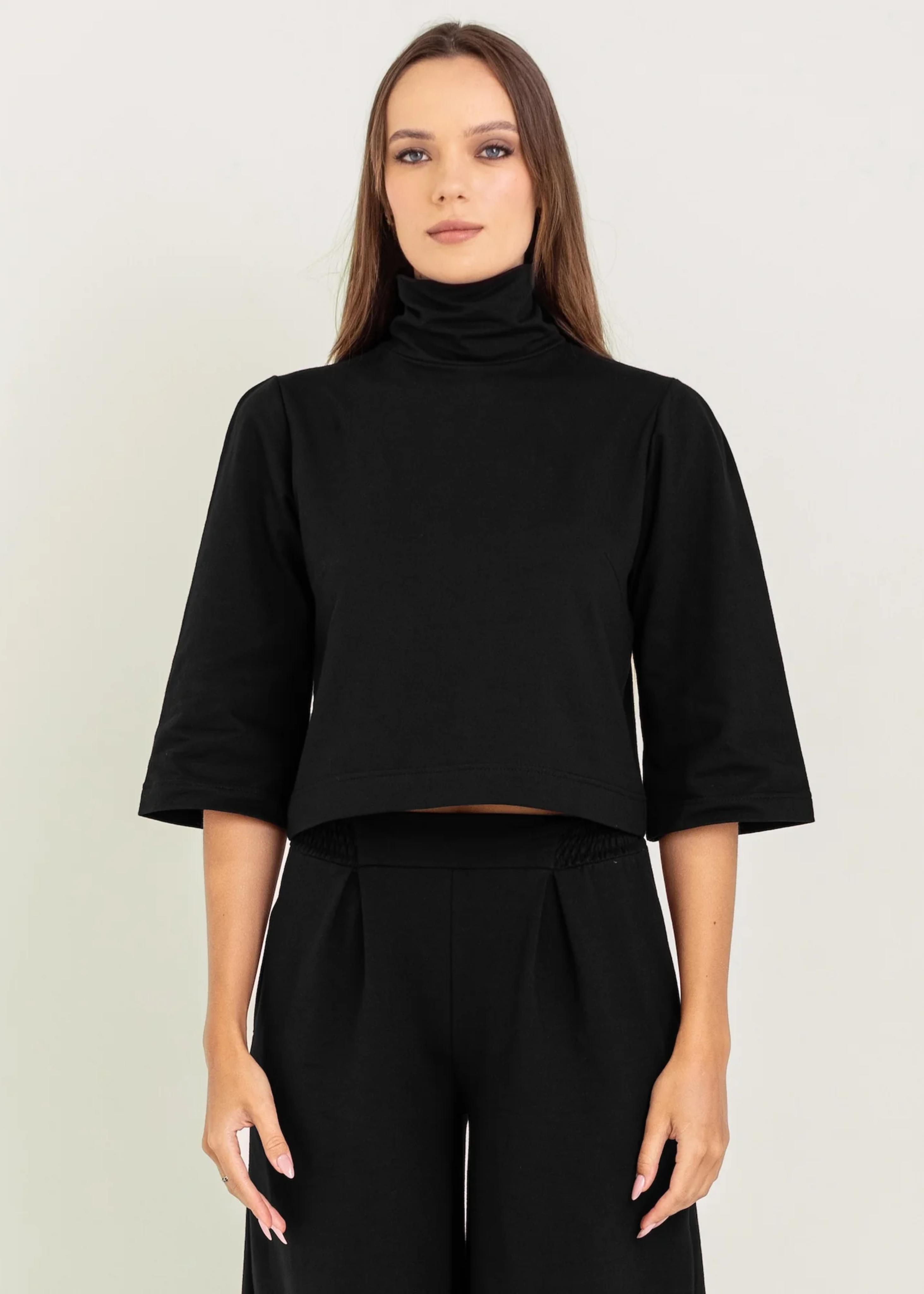 Batna top, black